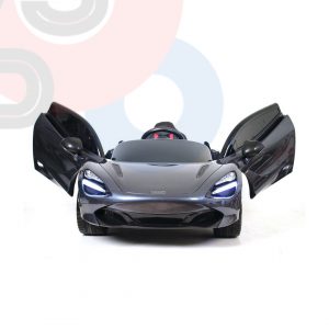 kidsvip mclaren 720s kids toddlers ride on car sport powered 12v rubber wheels leather seat rc black 14