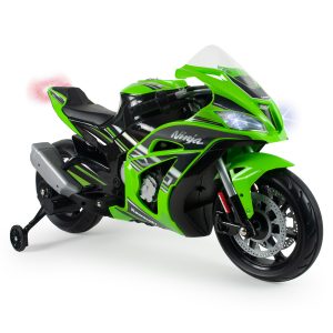 INJUSA 12V Kawasaki Ninja ZX10 Ride On BikeMotorcycle For Kids