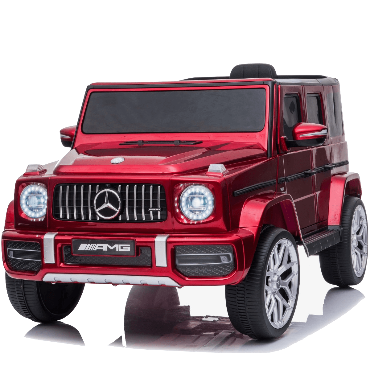 MERCEDES G63 KIDS TODDLERS RIDE ON CAR 12V RUBBER WHEEL LETHAR SEAT KIDSVIP RED PAINT 2 3 New Homepage