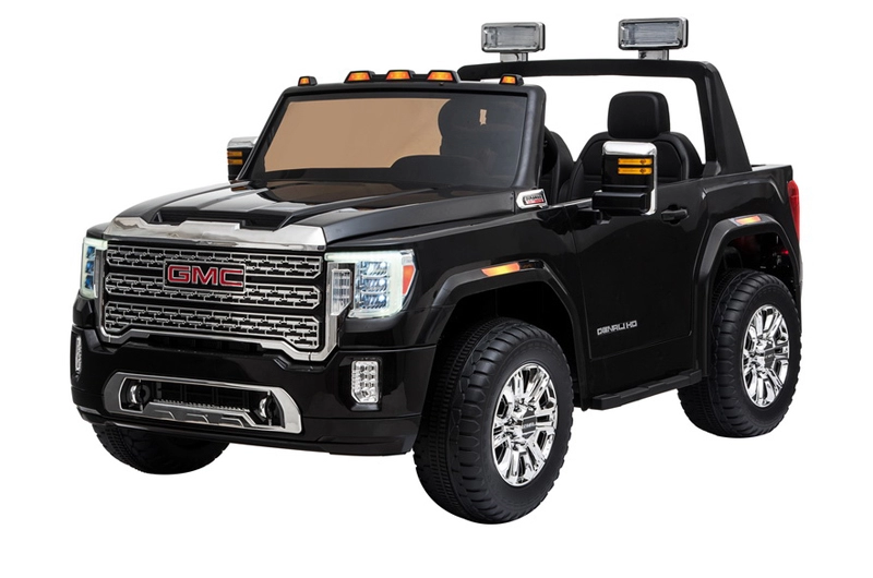 kidsvip gmc sierra kids ride on car 12v rubber wheels leather seat 2 seater red white black blue pink 19 18 New Homepage